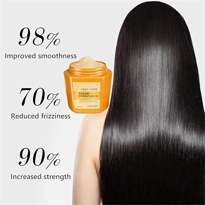 SilkaGlow™ – Amino Acid Repair Cream for Silky Hair