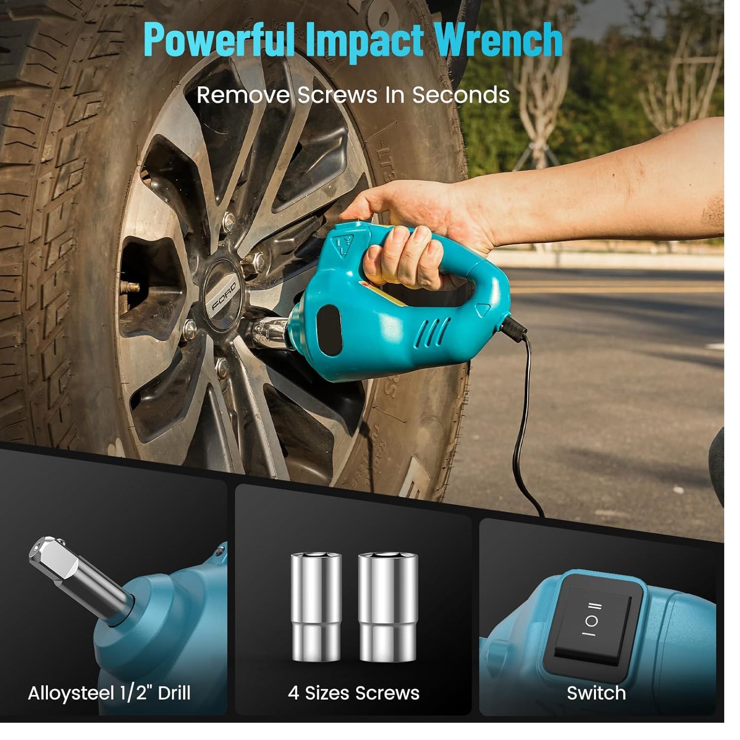 TitanLift™  | 5T Hydraulic Electric Car Jack Kit