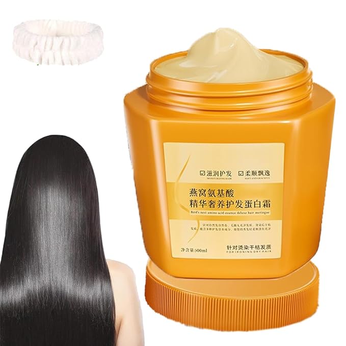 SilkaGlow™ – Amino Acid Repair Cream for Silky Hair