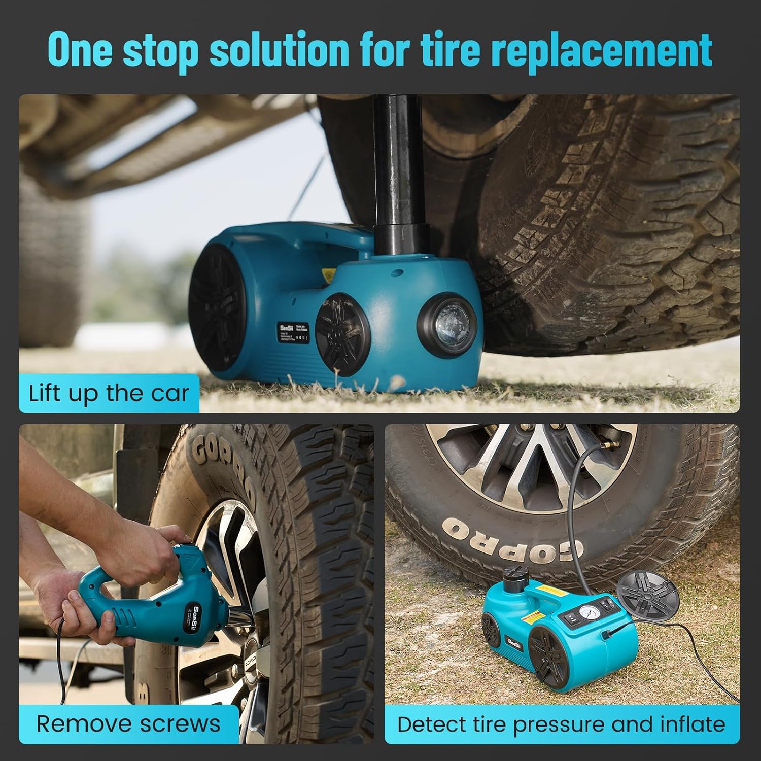 TitanLift™  | 5T Hydraulic Electric Car Jack Kit