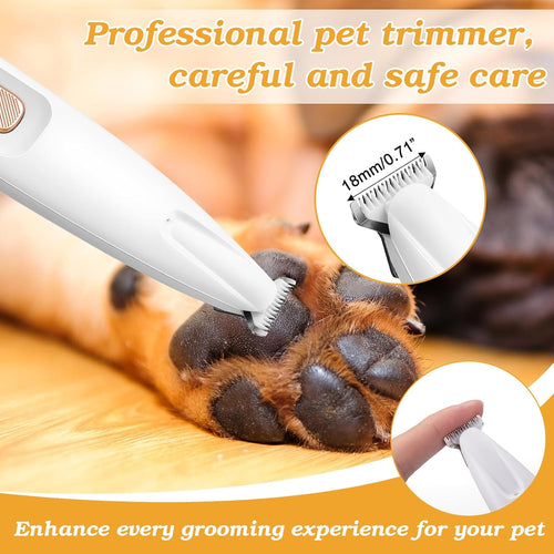 SelClip | Precision Silent Pet Trimmer For Paws, Face & Sensitive Areas